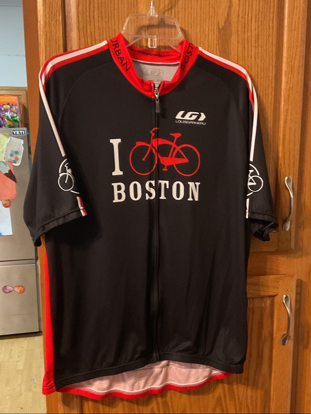 Louis Garneau I Boston Cycling Jersey - Black & Red